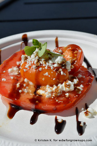 Heirloom Tomato Salad with Goat Cheese and Aged Balsamic