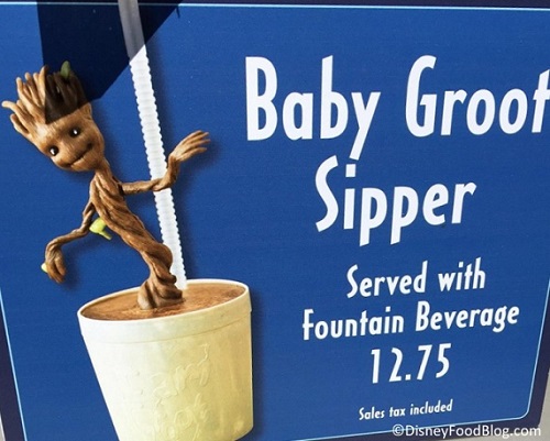 New Baby Groot sipper cup at Disney's Hollywood Studios