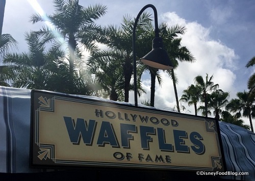 Hollywood Waffles of Fame at Disney's Hollywood Studios