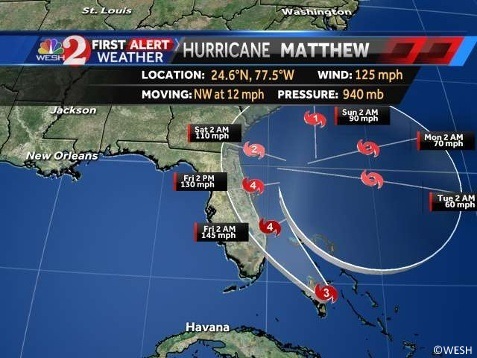 Disney closes theme parks ahead of Hurricane Matthew's arrival