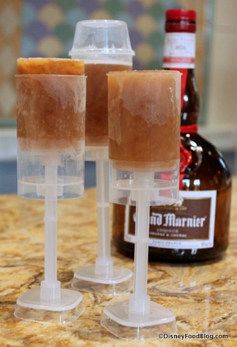 Ice Pop Grand Marnier Peach Cocktail From Fleur de Lys
