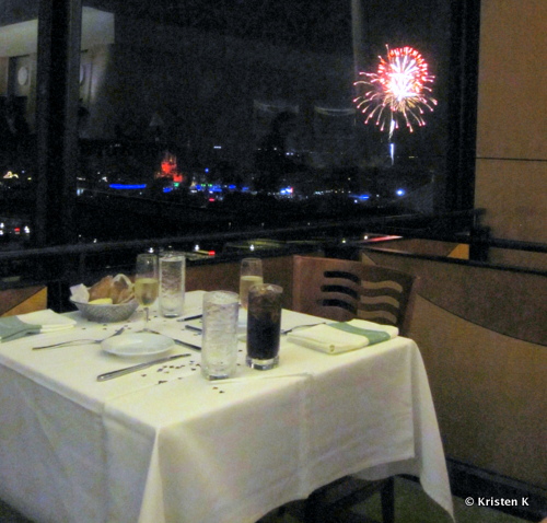 Fireworks View from the California Grill