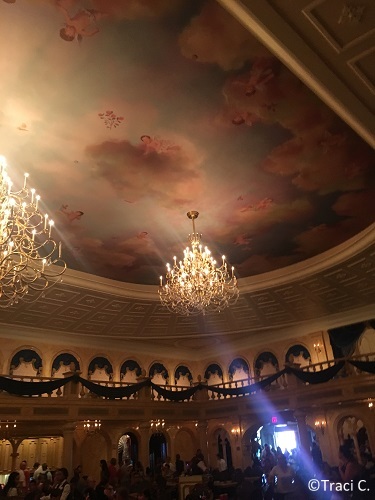 The main dining room at Be Our Guest