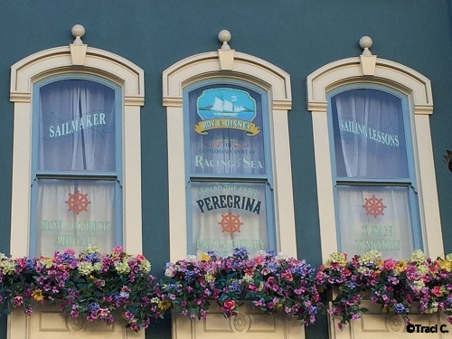 Roy E. Disney's window on Main Street U.S.A.