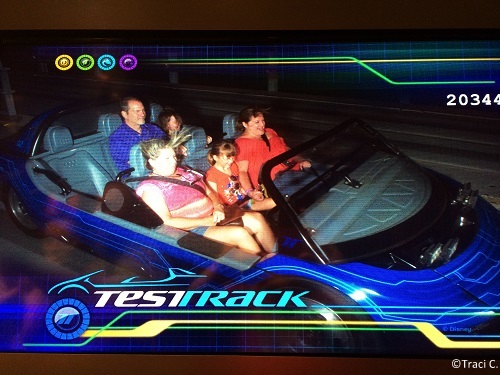 Buckle up and enjoy the ride on Test Track!