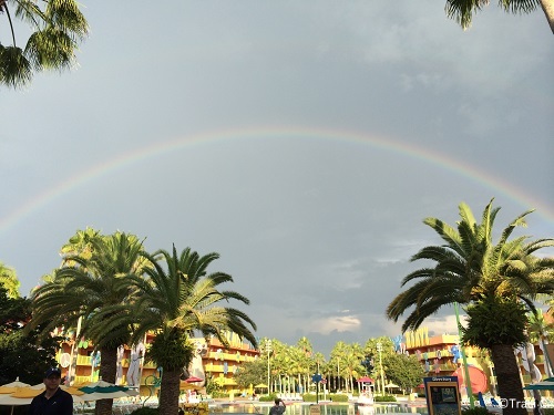 You just have to love a Disney rainbow!