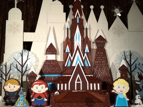 The gingerbread display at Disney's Contemporary Resort