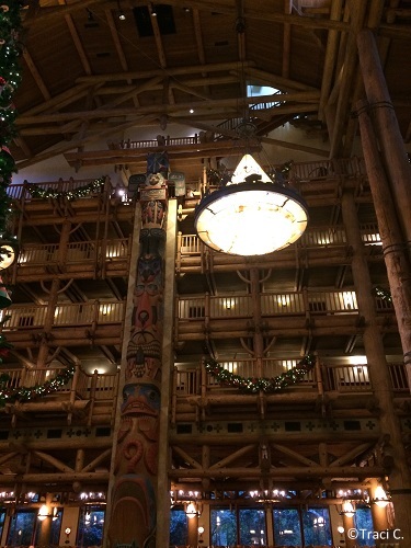 Lobby at Wilderness Lodge