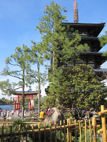Goju-no-to Pagoda Seen From The Gardens