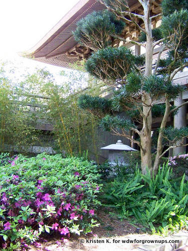 Every Corner of The Japan Pavilion Offers Manicured Landscaping
