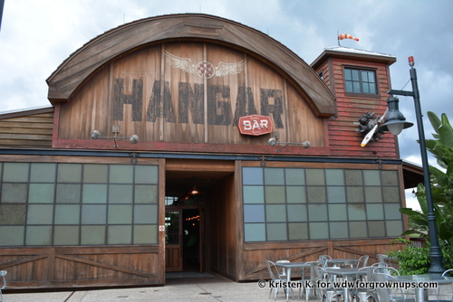 Jock Lindsey's Hangar Bar Offers Indoor and Outdoor Seating