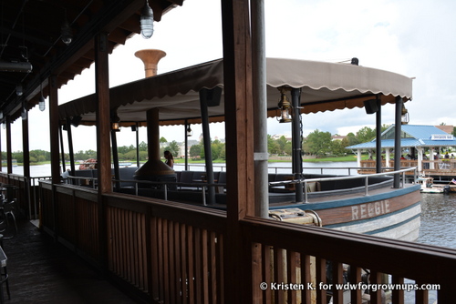The Reggie Offers Outdoor Seating Over The Water