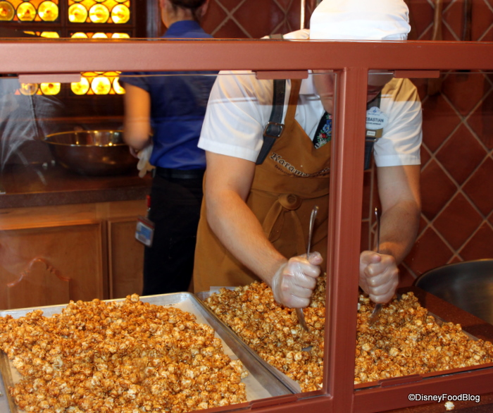 Making Popcorn At Karamell Kuche