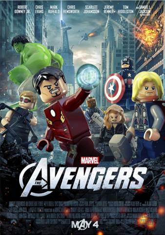 Lego Avengers Movie Poster