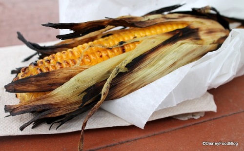 Roasted corn from Liberty Square Market