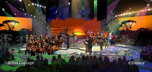 Lion King Concert in the Wild artist concept