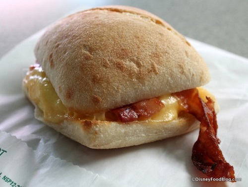 Bacon and Gouda Breakfast Sandwich at Starbucks