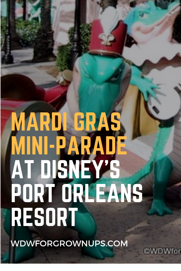 Mardi Gras Mini-Parade at Disney's Port Orleans Resort