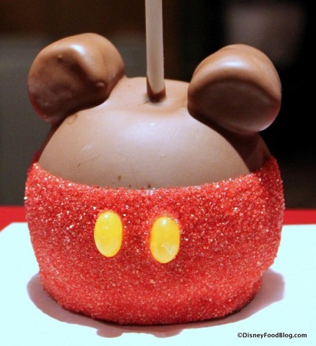 Mickey Mouse Caramel Apple!