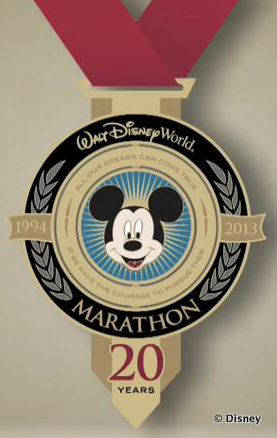 20th Anniversary Mickey Medal