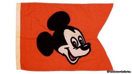 Mickey Mouse flag from the Disneyland collection