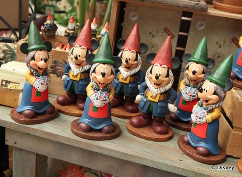 Mickey and Minnie Mouse Garden Gnomes