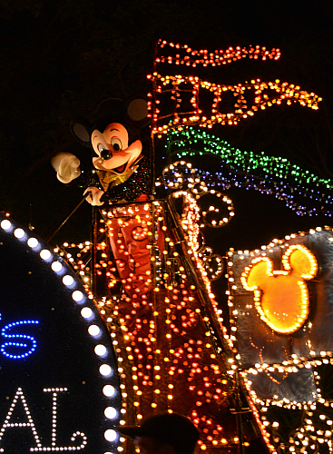 Mickey In The Main Street Electrical Parade
