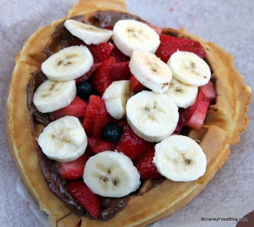 Fresh Fruit and Nutella Waffle Sandwich from Sleepy Hollow Refreshments