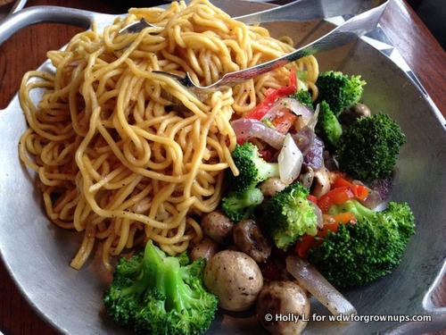 Veggies and Noodles For The Table