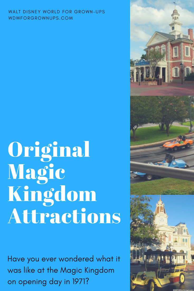 Original Magic Kingdom Attractions From 1971