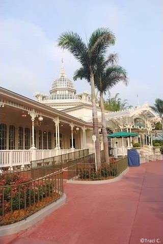 The Crystal Palace at the Magic Kingdom