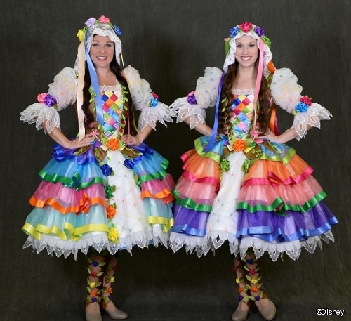 Bright and colorful costumes for Festival of Fantasy Parade