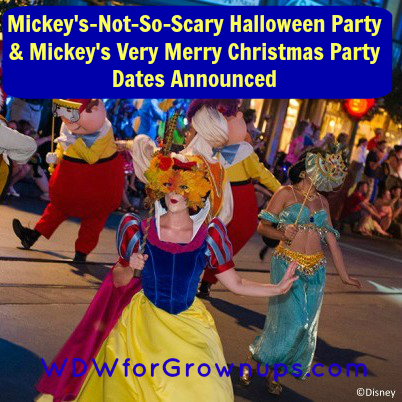 Dates announced for fall holiday celebrations at Magic Kingdom!