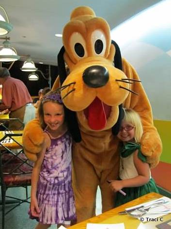 Pluto at the Garden Grill