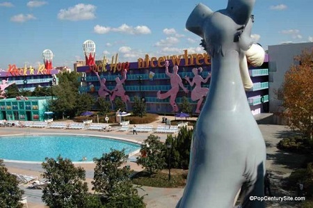 The Bowling Pin quiet pool at Pop Century