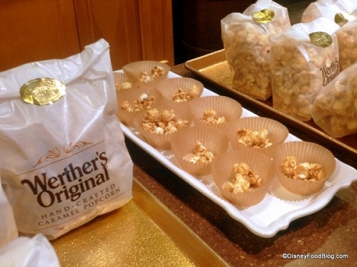 Bags of hand-crafted caramel corn