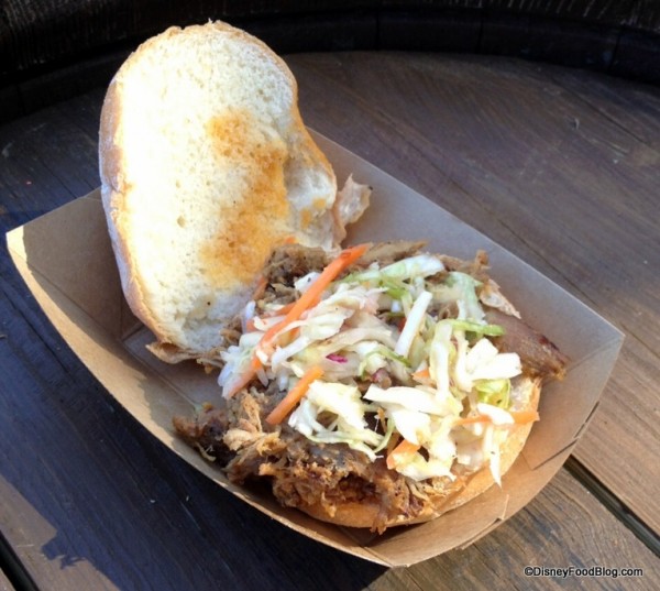 Pulled Pig Slider with Cole Slaw