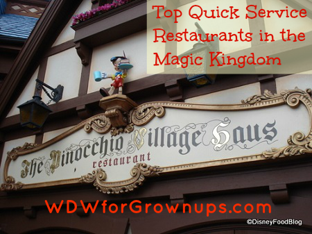 Favorite quick service spots at the Magic Kingdom