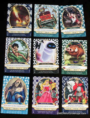 Sampling of Sorcerers Cards