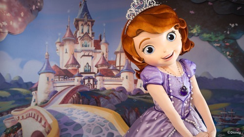 Sofia the First meets guests at Disney's Hollywood Studios