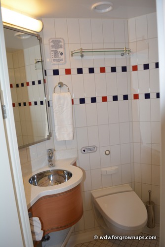 Split Bath Toilet Side Offers Extra Ready Room