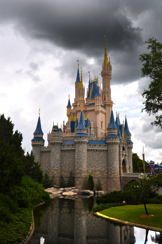 Cinderella Castle Is Beautiful Even In The Rain