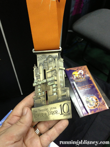 Tower of Terror 10 Miler Medal