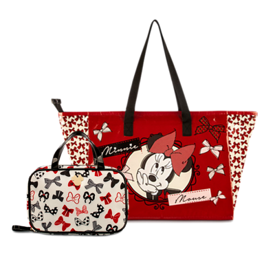 Totes Adorbs Cosmetic Case and Reusable Tote