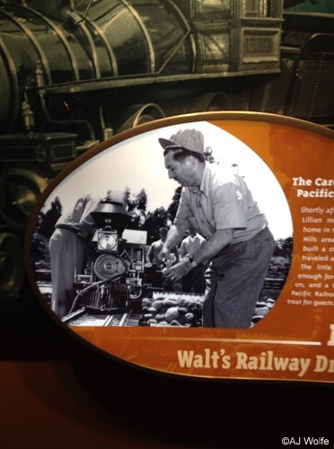 One of the displays in Walt Disney: One Man's Dream