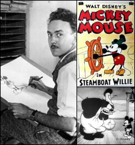 Ub Iwerks refined Walt&'s Ideas For Mickey