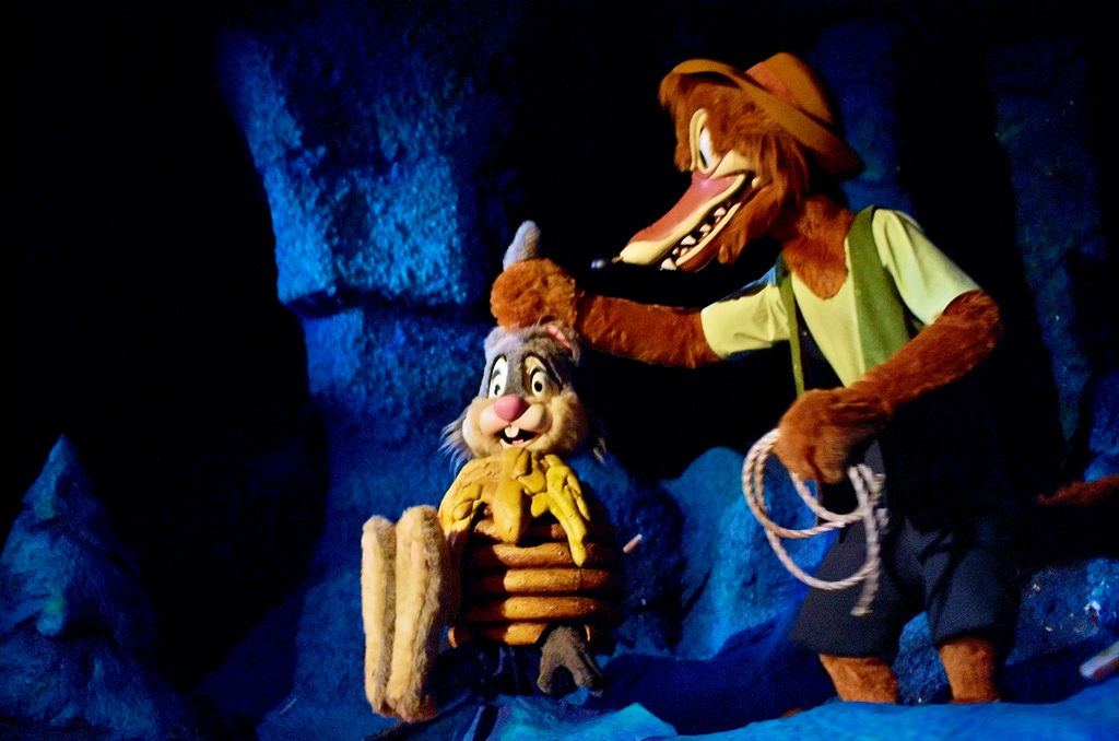 Splash Mountain Tells The Story of Br'er Rabbit from Song of the South