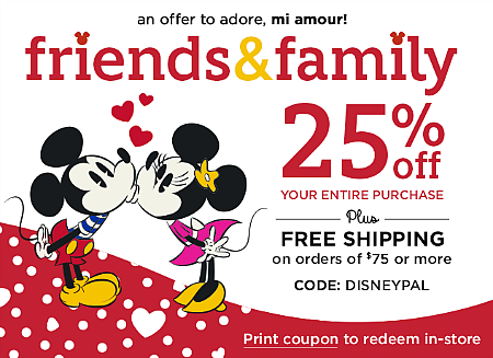 Friends & Family Sale Ends Monday 2/16/15