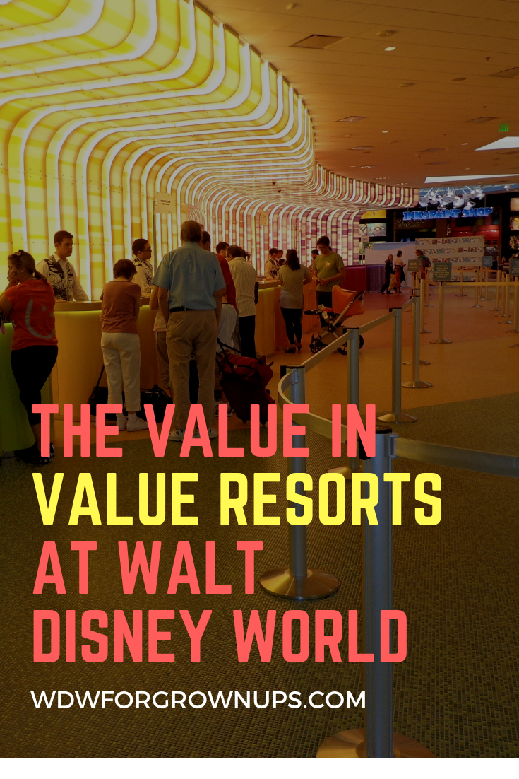 The Value of a Staying in a Value Resort at Disney World