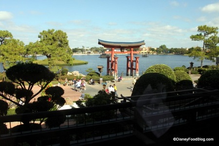 The view from inside Tokyo Dining